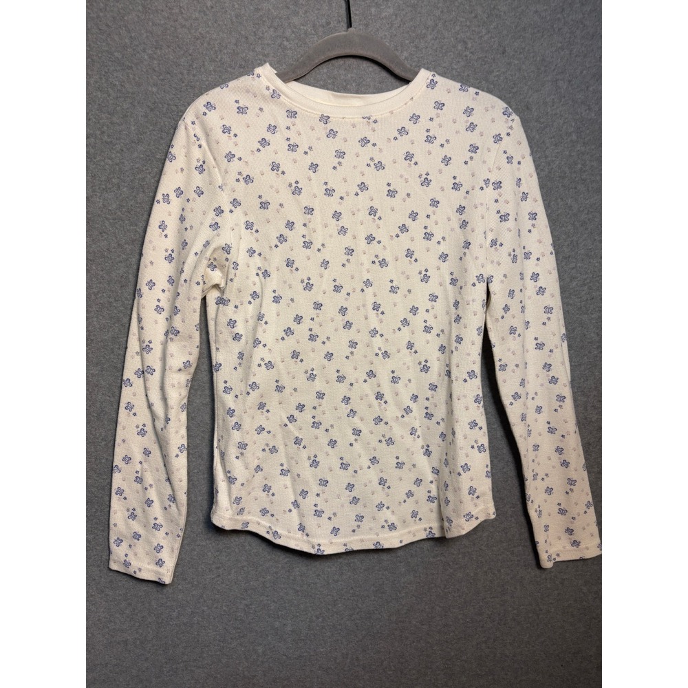 Vintage Montana Blues Thermal Butterfly Print Top Fairy Grunge Y2K‎ Baby Tee S